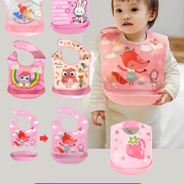 Babero Impermeable Infantil con Bandeja – Ideal para Bebés