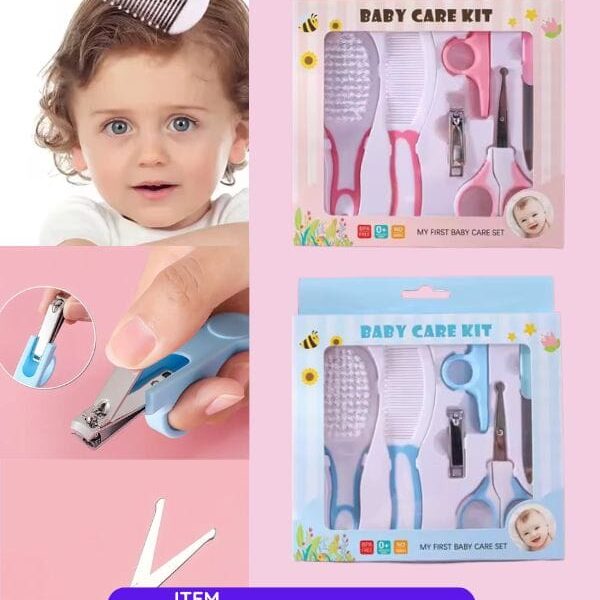 Kit Baby Care Infantil Chico White – Colores Rosado y Celeste