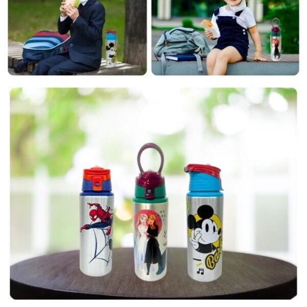Botellas Metálicas Infantiles con Diseños