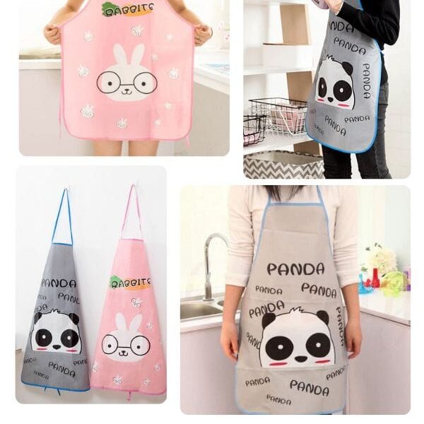 Delantal Infantil Conejo y Panda - Diseños Surtidos