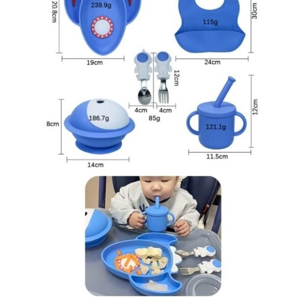 Kit Infantil de Silicona Avión