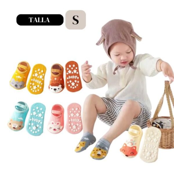 MEDIAS TALONERAS CON DISEÑO TALLA S