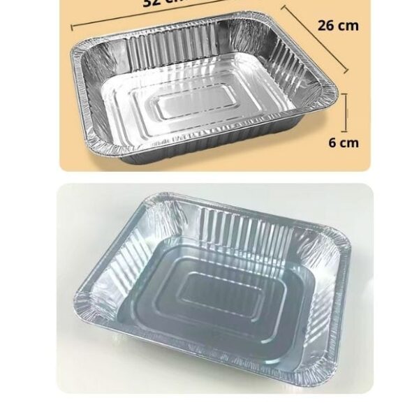 PLATO DE ALUMINIO 32*26*6