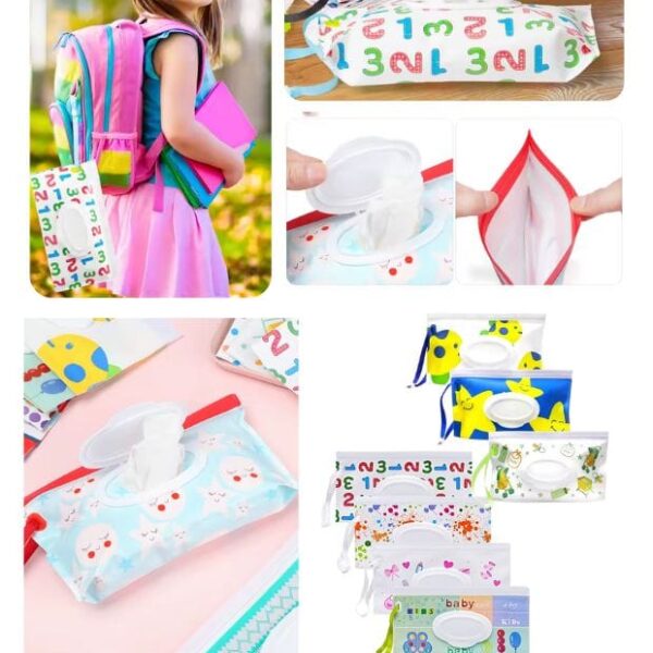 Porta Pañitos para Bebé - Práctico y Compacto
