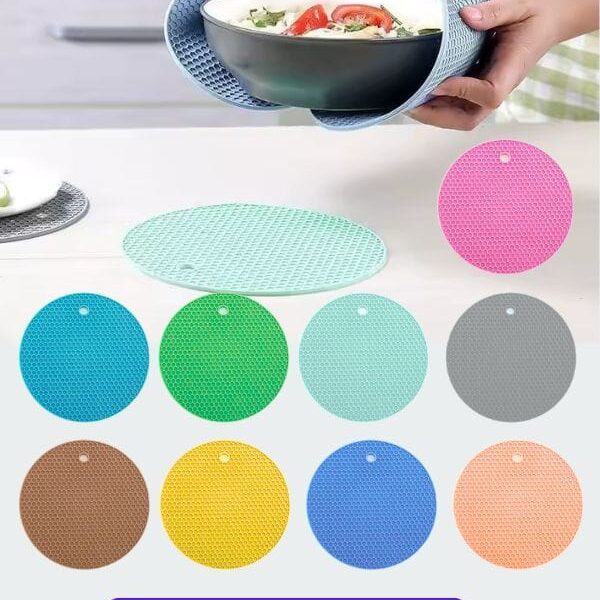 Soporte de Silicona para Comida Caliente Infantil - Circular