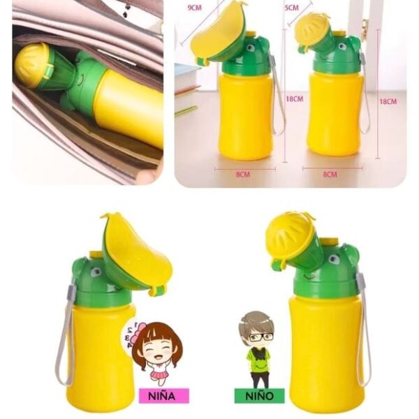 Urinario Portátil Infantil Elefante, Mod 2