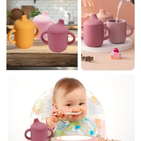 Vaso Infantil de Silicona con Asita