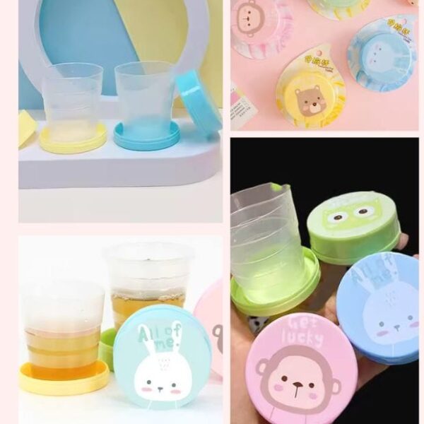 Vaso Retráctil Infantil – Colores Variados en Blister