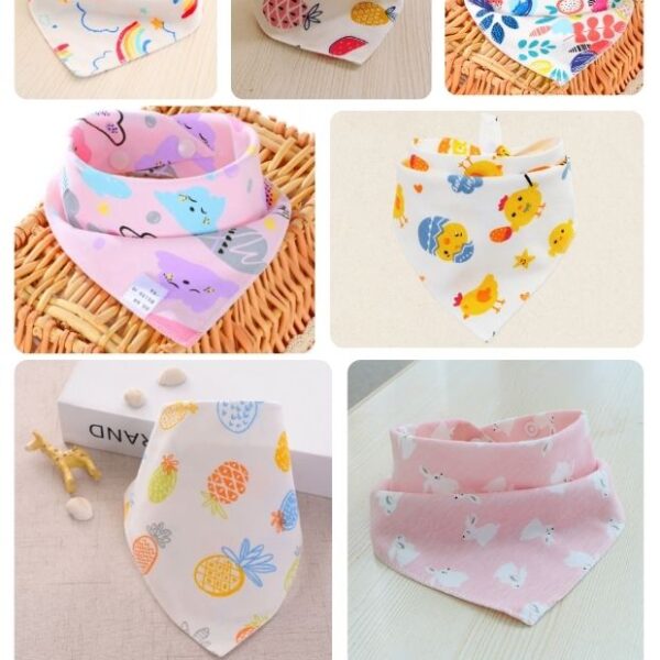Bandanas para Bebé – Diseños y Colores Surtidos