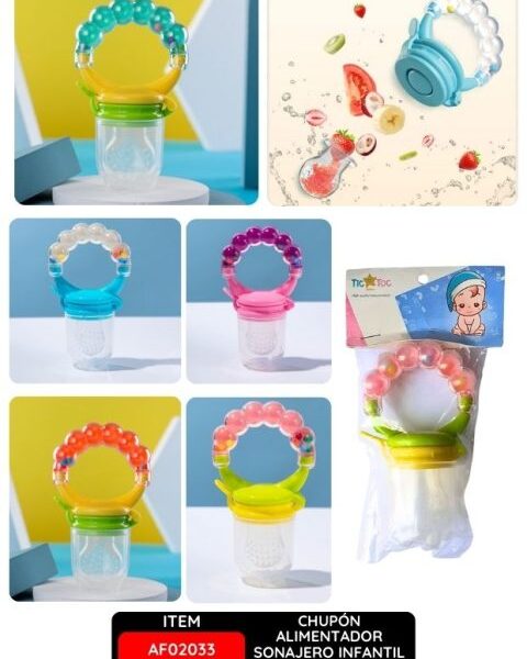 Chupón Alimentador Sonajero Infantil – Presentación en Bolsita