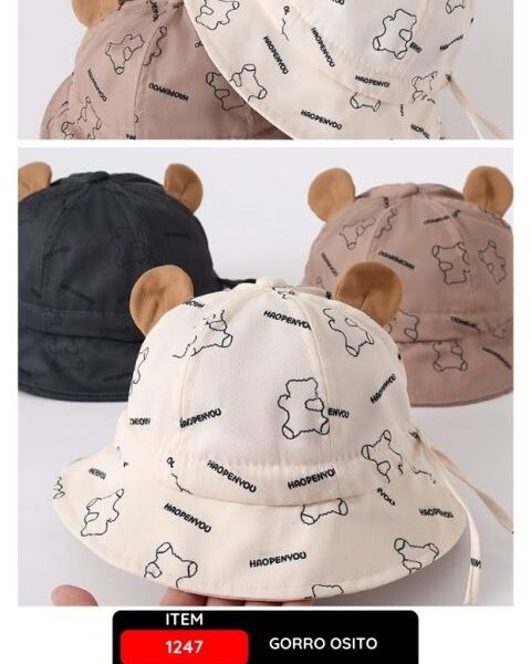 GORRO DE VERANO OSITO
