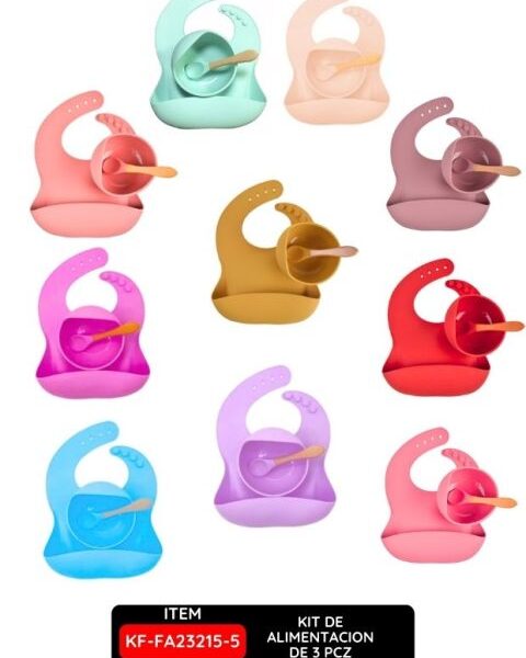 Kit de Alimentación Infantil de 3 Piezas