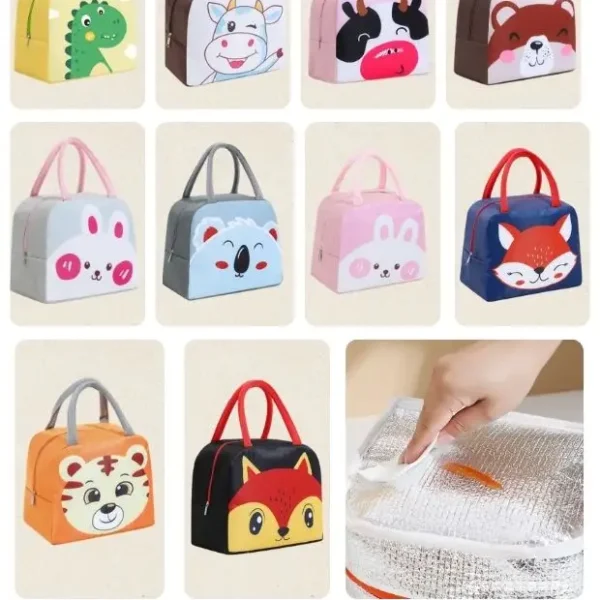 Lonchera Térmica Infantil Animalitos – Diseños Divertidos