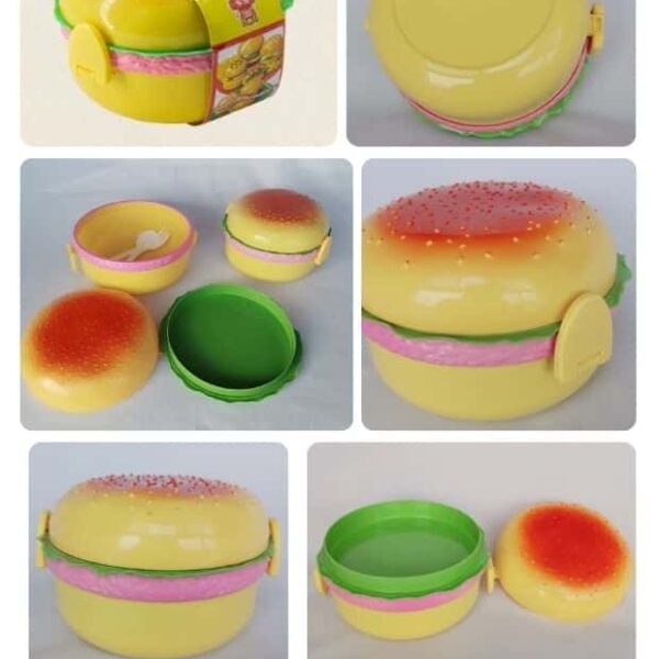 Lonchera Infantil con Diseño de Hamburguesa