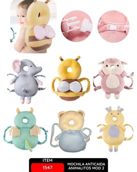 Mochila anticaida animalitos mod 2