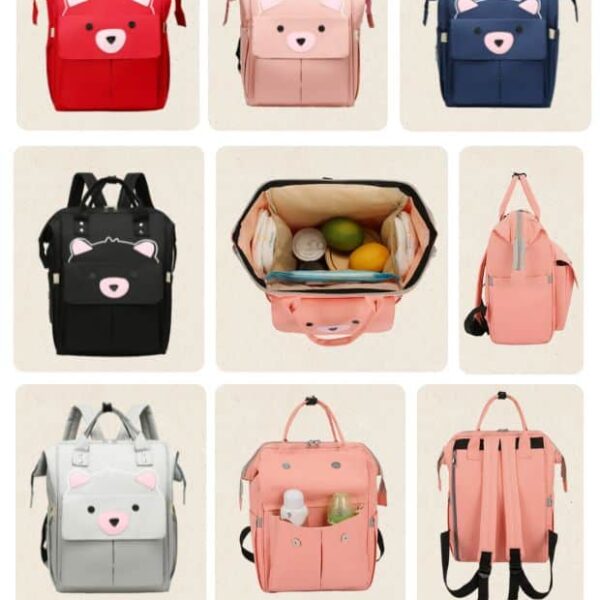 Mochila Pañalera Infantil Osito