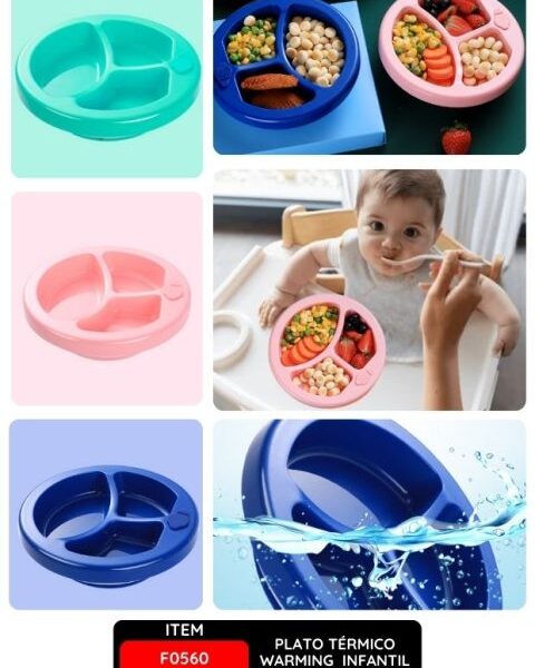 Plato Térmico Warming  Infantil en Cajita