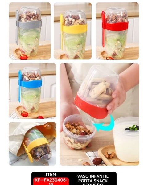 Vaso Infantil Porta Snack Pequeño