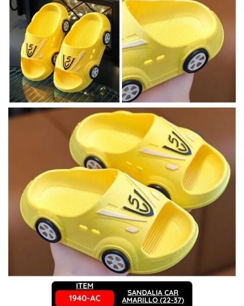 SANDALIA CAR AMARILLO  (TALLA 22 -37)