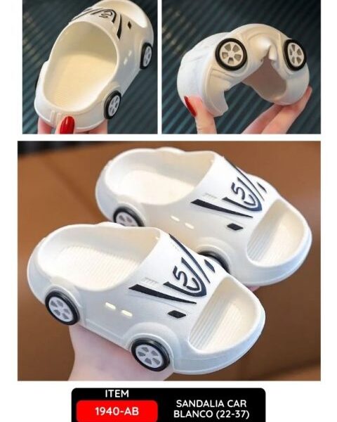 SANDALIA CAR BLANCO  (TALLA 22 -37)
