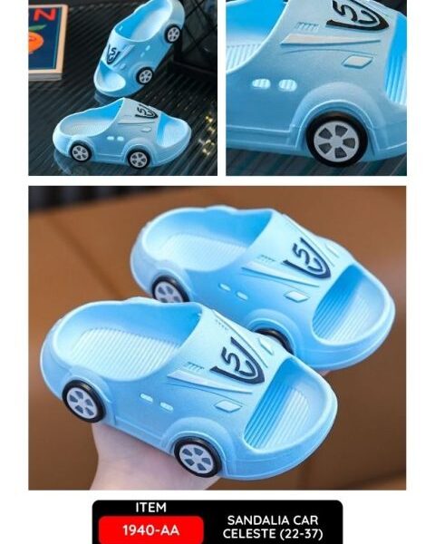 SANDALIA CAR CELESTE (TALLA 22 -37)