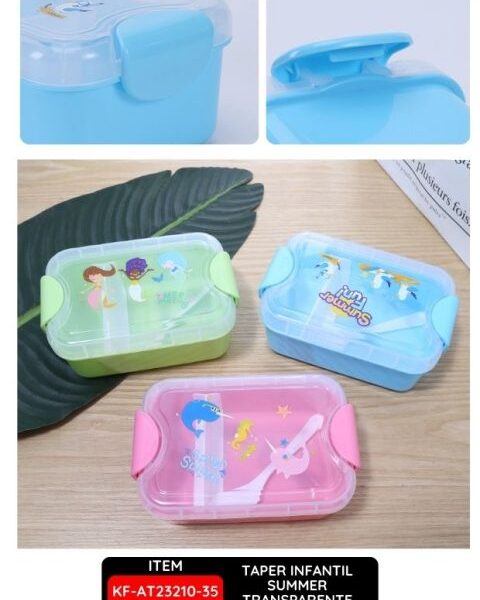 Taper Infantil Summer Transparente